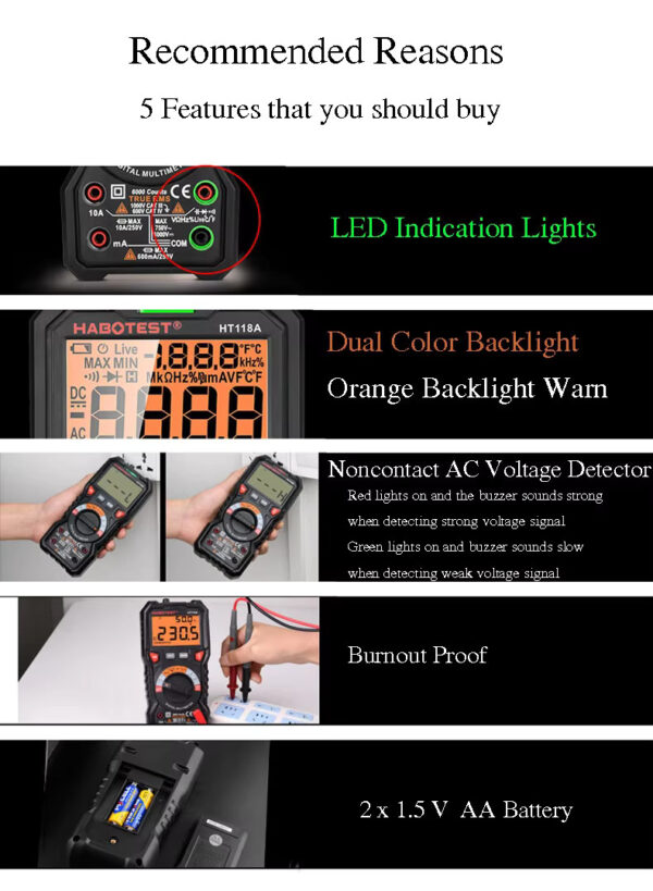 HABOTEST HT118A - Image 4