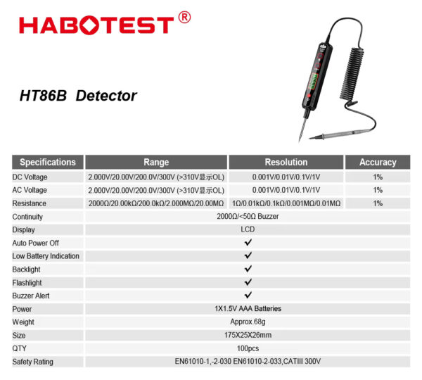 HABOTEST HT86B - Image 6