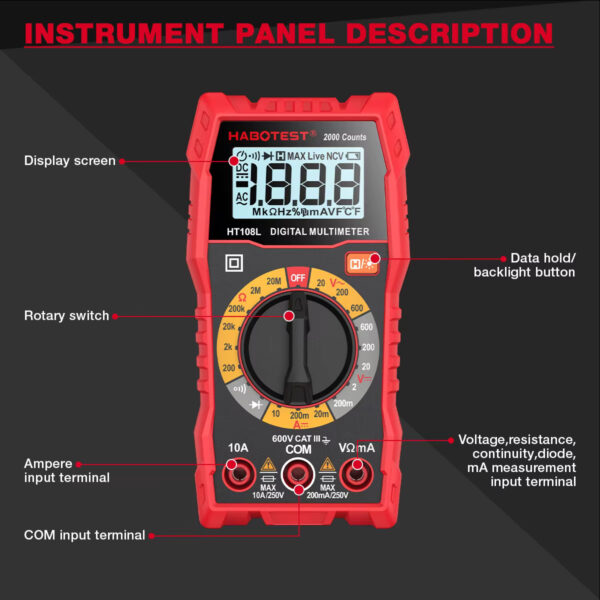 HABOTEST HT108L - Image 3